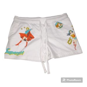 Women's Juniors Justice League Wonder Woman Bat Girl Shorts Sz. XL (15-1…